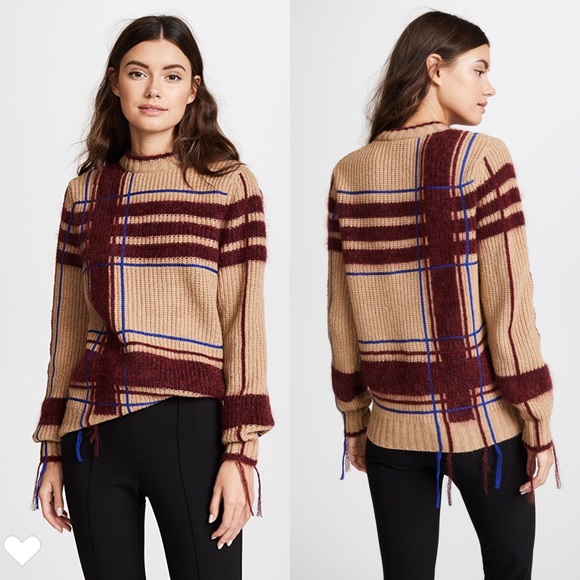 Tory Burch Sweaters - Tory Burch Eden Fringe Classic Knit Sweater